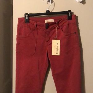 Rewind brand, red capris, size 7